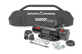 Front Bumper Hybrid 9500-Lb Pro Series Winch Synthetic Rope Toyota Tacoma (16-23) Rough Country