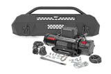 Front Bumper Hybrid 12000-Lb Pro Series Winch Synthetic Rope Toyota Tacoma (16-23) Rough Country