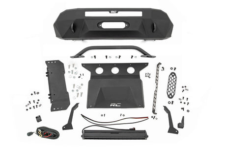 Front Bumper Hybrid 20 Inch Black DRL LED Toyota Tacoma 2WD/4WD (2016-2023) Rough Country