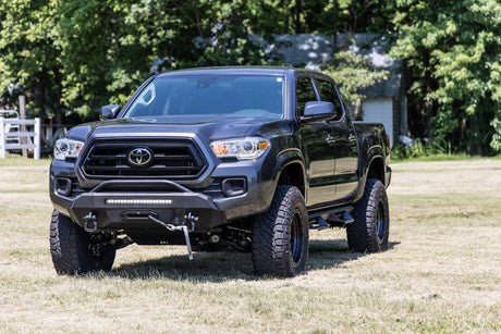 Front Bumper Hybrid 20 Inch Black DRL LED 9500S Toyota Tacoma (16-23) Rough Country