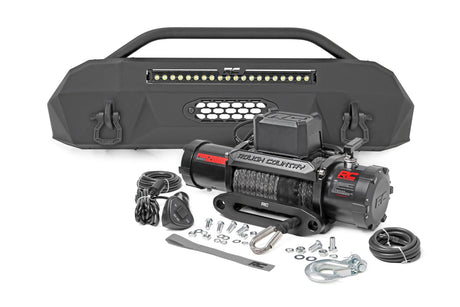 Front Bumper Hybrid 20 Inch Black DRL LED Toyota Tacoma 4WD (2016-2023) Rough Country