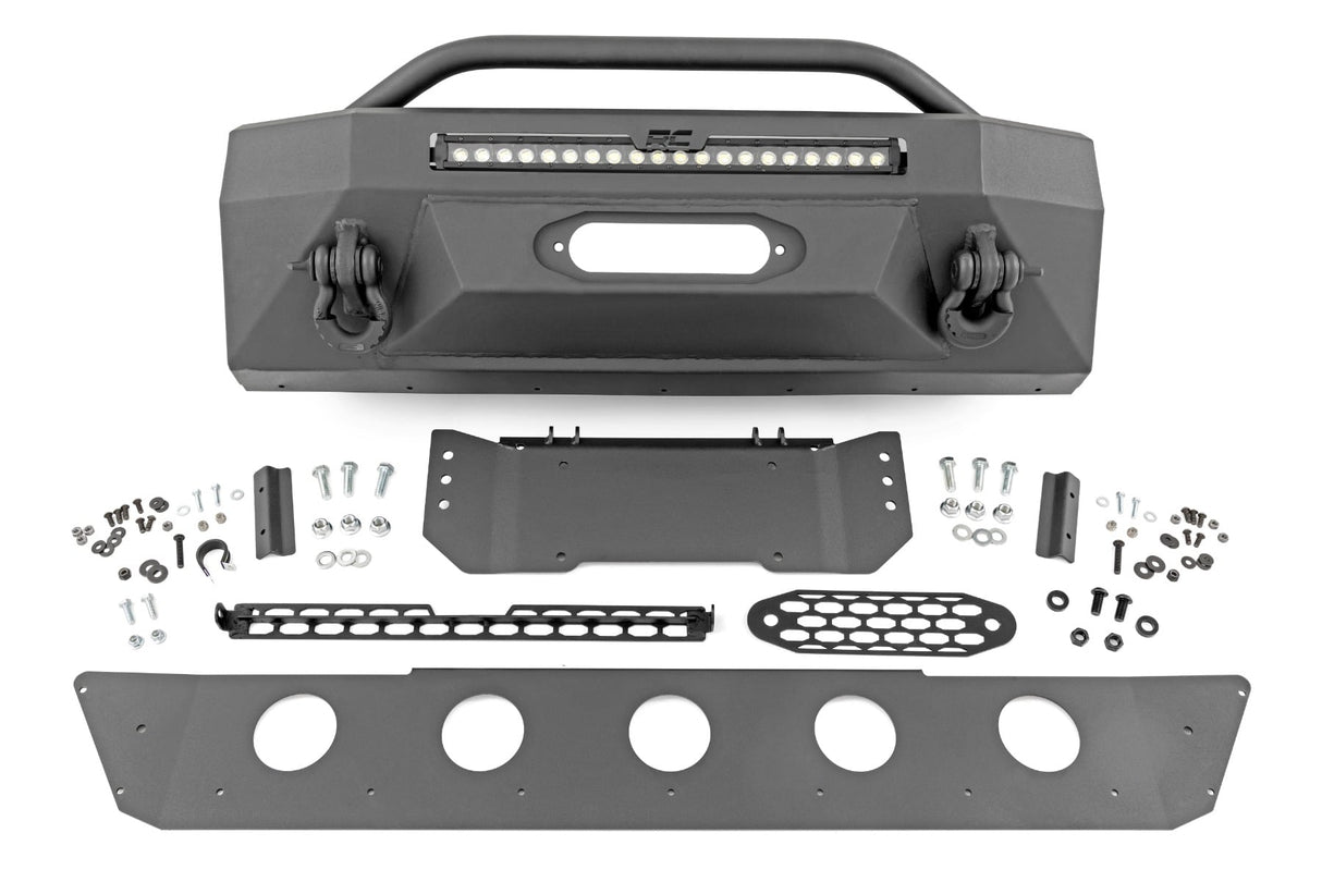 Front Bumper Hybrid 20 Inch Black LED Toyota 4Runner 2WD/4WD (2014-2024) Rough Country