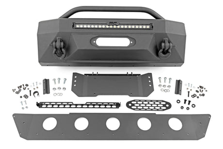 Front Bumper Hybrid 20 Inch Black LED Amber Toyota 4Runner 2WD/4WD (14-24) Rough Country