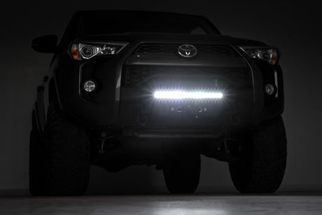 Front Bumper Hybrid 20 Inch Black LED Amber Toyota 4Runner 2WD/4WD (14-24) Rough Country