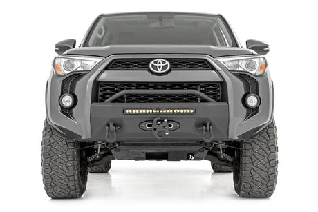 Front Bumper Hybrid 20 Inch Black LED Amber Toyota 4Runner 2WD/4WD (14-24) Rough Country