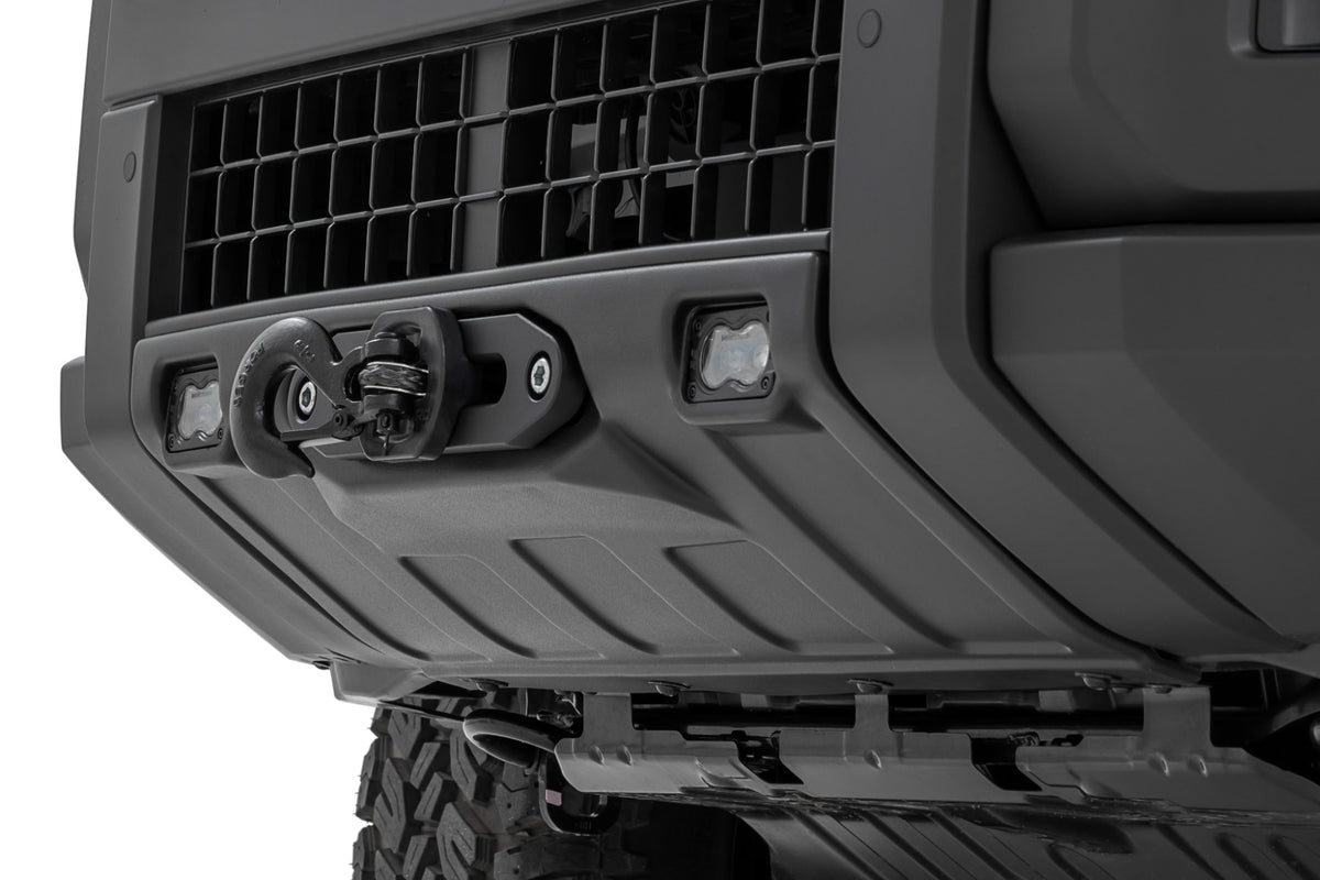 Hidden Winch Mount White SAE PRO1200S Toyota Land Cruiser 4WD (24-26) Rough Country