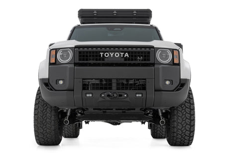 Hidden Winch Mount White SAE PRO1200S Toyota Land Cruiser 4WD (24-26) Rough Country