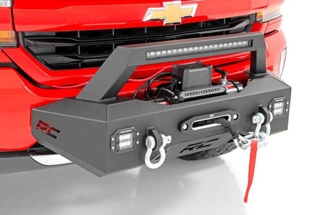 EXO Winch Mount Kit Chevy Silverado 1500 2WD/4WD (2007-2018 & Classic) Rough Country