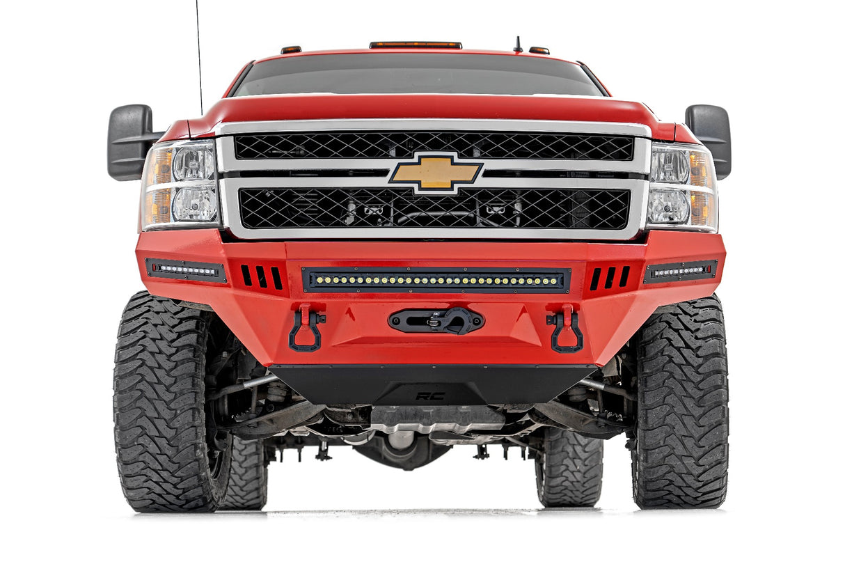 Skid Plate Prerunner Bumper 07-14 Chevy Silverado 2500 HD Rough Country