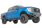 High Clearance Front Bumper LED Lights & Skid Plate Ford F-150 (21-23) Rough Country