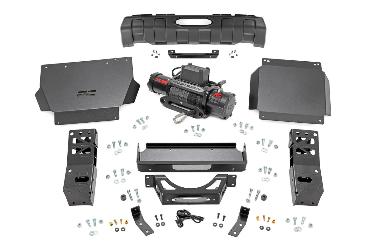 Hidden Winch Mount PRO12000S Toyota Tacoma 4WD (2024-2026) Rough Country