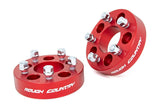 1.5 Inch Wheel Spacers 5x4.5 Red Jeep Cherokee XJ/Comanche MJ/Wrangler TJ Rough Country