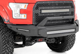 Front Modular Bumper w/Skidplate and 30 Inch LED Light Bar 15-17 Ford F-150 2WD/4WD Rough Country