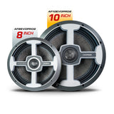 AudioFormz EVOPRO2 10in 3-Way Component Marine IC LED Loud Speakers - Pair