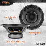 PRV Audio 10FR300 10-Inch Full-Range Loudspeaker 8 Ohm