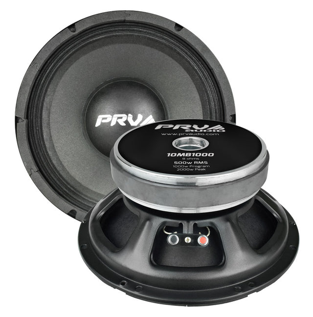 PRV Audio 10MB1000 10-Inch Mid-Bass Loudspeaker 500W 8 Ohm