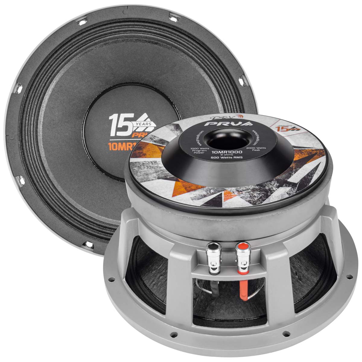 PRV 10MR1000 Anniversary Edition 10" Midrange Pro Audio Speaker
