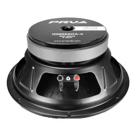 PRV Audio 10MR650A-4 10 Inch Midrange Car Audio Speaker