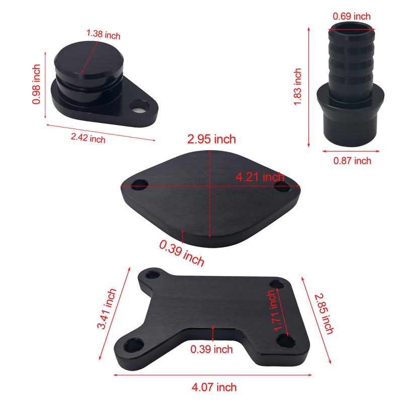 TruckTok 2020-2023 6.6L Duramax L5P 5" DPF Delete pipe & 3.5" Downpipe w/EGR Delete kit