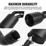 2007-2017 Jeep Wrangler JK (3.6L / 3.8L) & 2018-2023 Jeep Wrangler JL (2.0L / 3.6L) Axle-Back Exhaust System Flashark