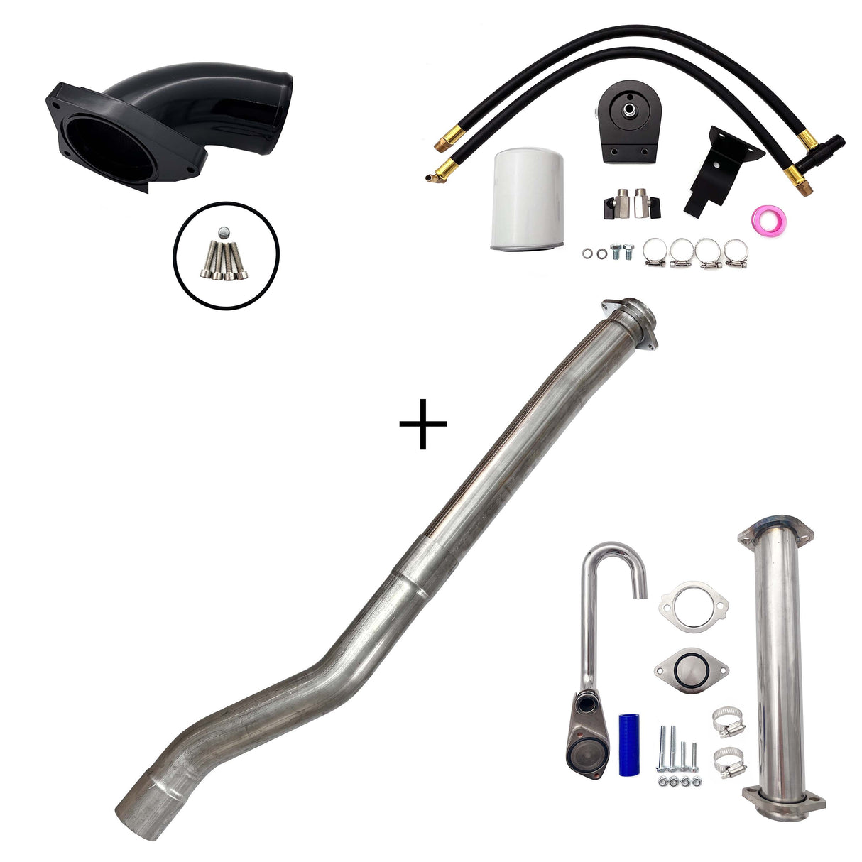 Trucktok 2003-2007 6.0L Ford Powerstroke DPF/EGR/CCV/Up pipe kit TruckTok