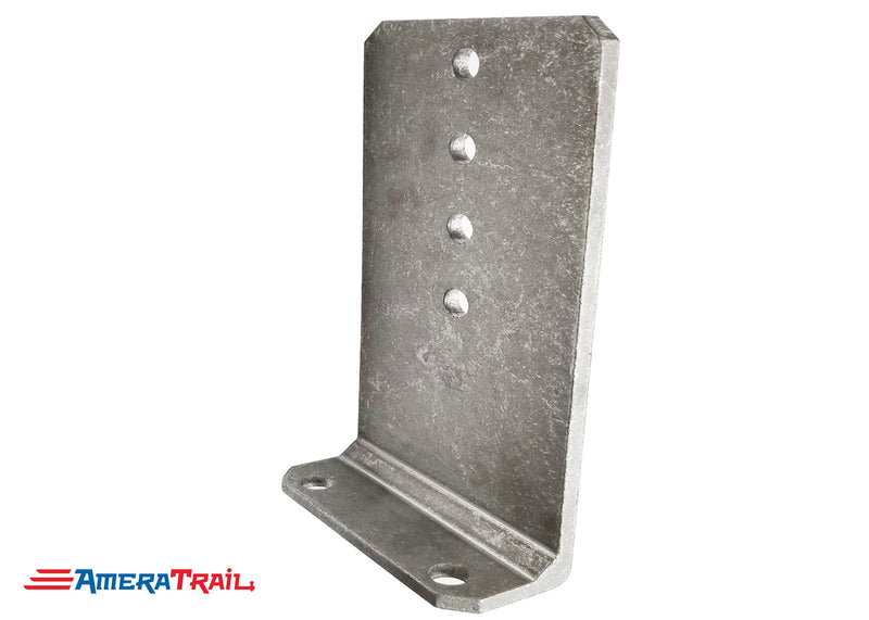 10" Vertical Aluminum Bunk Bracket for Big Wood Bunks - 10" H x 5" Wide