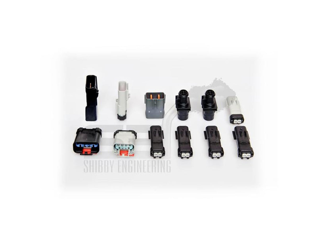 Shibby Engineering H&S Black Maxx Tuner Harness Plugs, 2010-2012 Dodge Ram 6.7L Cummins Shibby Engineering