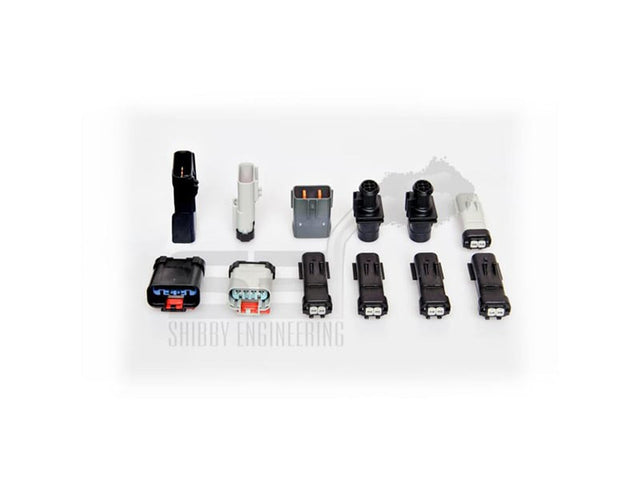 Shibby Engineering H&S Black Maxx Tuner Harness Plugs, 2010-2012 Dodge Ram 6.7L Cummins Shibby Engineering
