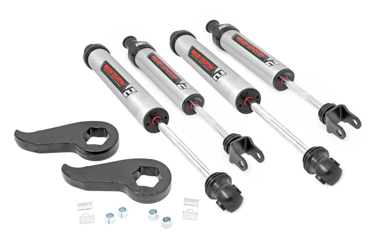 Rough Country 1.5-2 Inch Leveling Kit Chevy/GMC 2500HD/3500HD 2011-2019 9593-config