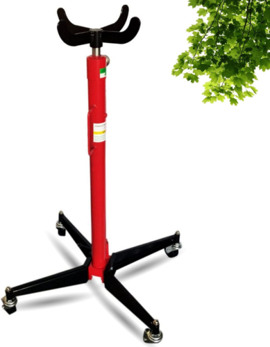 1100 Lb Capacity Foot-Operated Transmission Jack for Car Compatibility