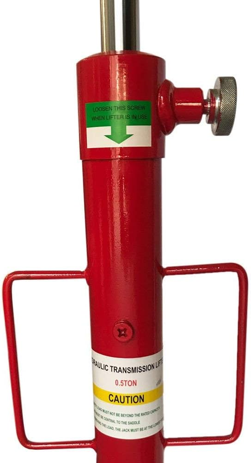 1100 Lb Capacity Foot-Operated Transmission Jack for Car Compatibility