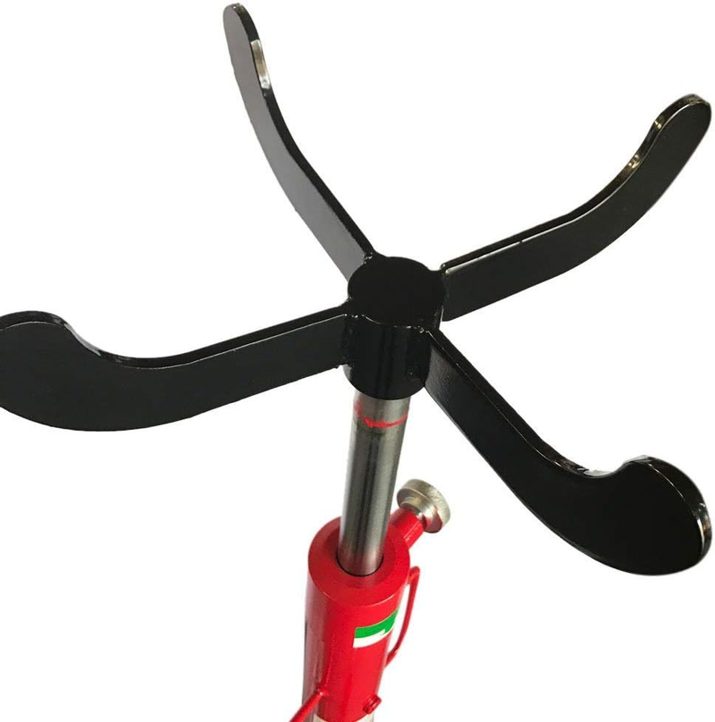 1100 Lb Capacity Foot-Operated Transmission Jack for Car Compatibility