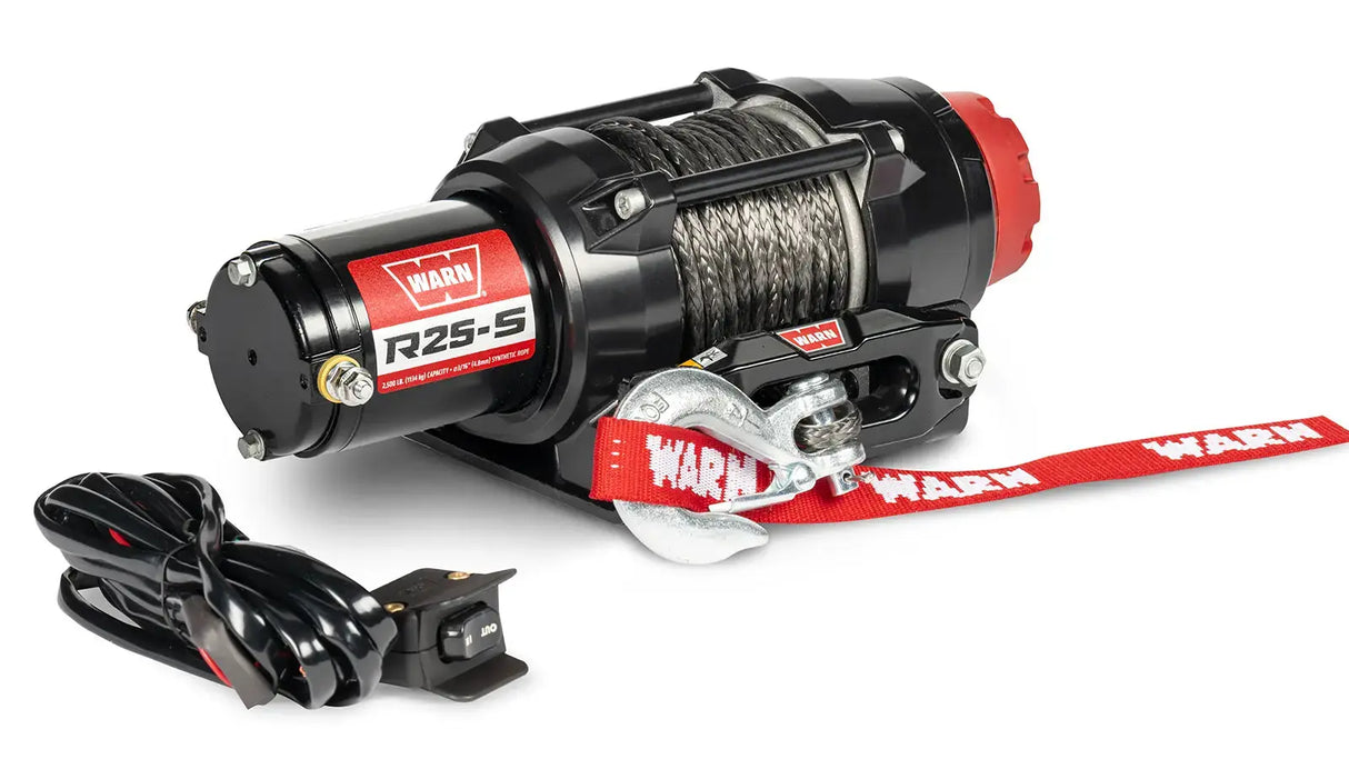 WARN R25-S Powersports Winch part 110020 - angled view