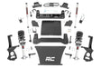 6 Inch Lift Kit M1 Struts/M1 Chevy Silverado 1500 4WD (2025-2026) Rough Country