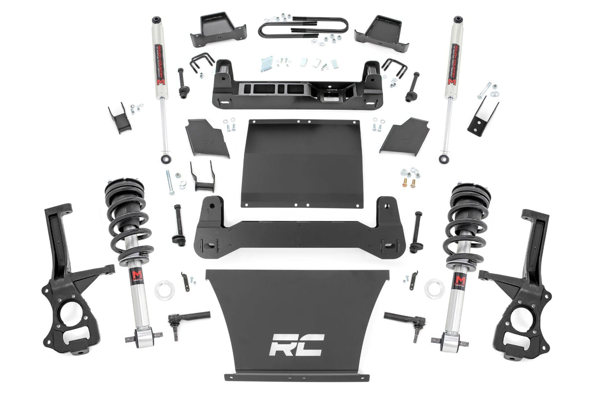 6 Inch Lift Kit M1 Struts/M1 Chevy Silverado 1500 4WD (2025-2026) Rough Country