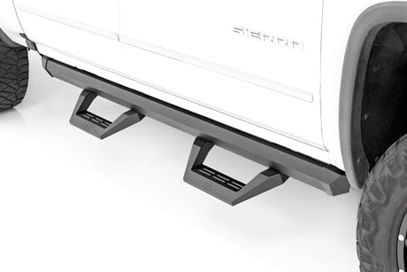 SRX2 Adj Aluminum Step Crew Cab Silverado/Sierra 1500/2500HD/3500HD (07-18 & Classic) Rough Country