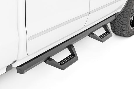 SRX2 Adj Aluminum Step Crew Cab Silverado/Sierra 1500/2500HD/3500HD (07-18 & Classic) Rough Country