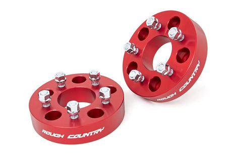 1.5 Inch Wheel Adapters 5x5 to 5x4.5 Red Jeep Wrangler JK/Wrangler Unlimited (07-18) Rough Country