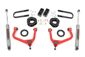 3.5 Inch Lift Kit Red Chevy Silverado 1500 2WD/4WD (2025-2026) Rough Country
