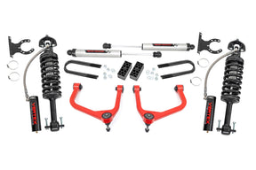 3.5 Inch Lift Kit Vertex/V2 Red Chevy Silverado 1500 2WD/4WD (2025-2026) Rough Country