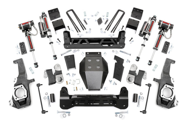 5 Inch Lift Kit NTD Vertex Shocks w/ Overloads Silverado/Sierra 2500HD/3500HD (20-26) Rough Country