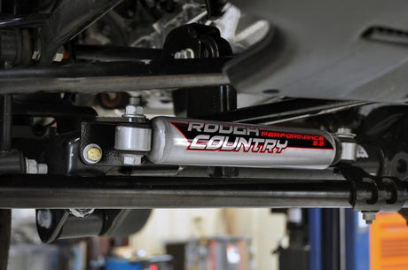 Steering Stabilizer Relocation Bracket Jeep Wrangler JK/Wrangler Unlimited (07-18) Rough Country