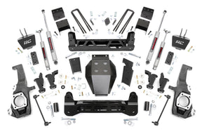 5 Inch Lift Kit Torsion Drop w/ Overloads Silverado/Sierra 2500HD/3500HD (20-26) Rough Country