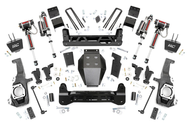 5 Inch Lift Kit Torsion Drop Vertex w/ Overloads Silverado/Sierra 2500HD/3500HD (20-26) Rough Country