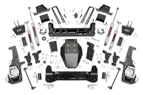 7 Inch Lift Kit Torsion Drop w/ Overloads Silverado/Sierra 2500HD/3500HD (20-26) Rough Country