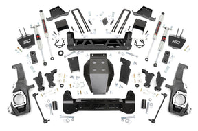 7 Inch Lift Kit Torsion Drop M1 w/ Overloads Silverado/Sierra 2500HD/3500HD (20-26) Rough Country