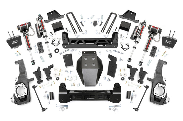 7 Inch Lift Kit Torsion Drop Vertex w/ Overloads Silverado/Sierra 2500HD/3500HD (20-26) Rough Country