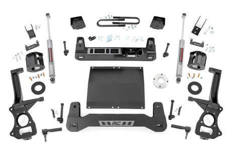 6 Inch Lift Kit Mono Leaf Rear Diesel Chevy Silverado 1500 2WD (25-26) Rough Country