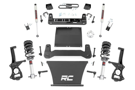 6 Inch Lift Kit Mono Leaf Rear M1 Struts/M1 Chevy Silverado 1500 2WD (25-26) Rough Country