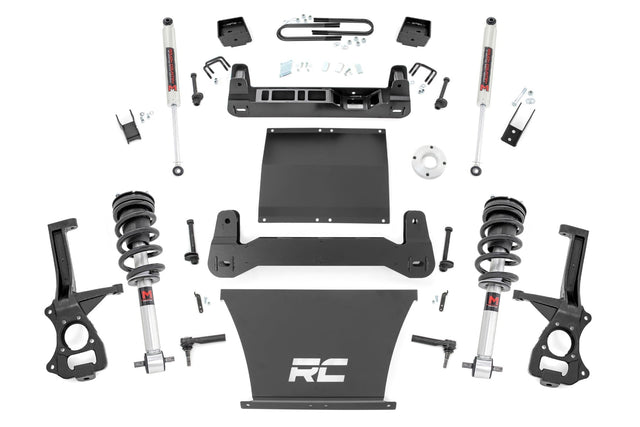 6 Inch Lift Kit Mono Leaf Rear M1 Struts/M1 Chevy Silverado 1500 2WD (25-26) Rough Country